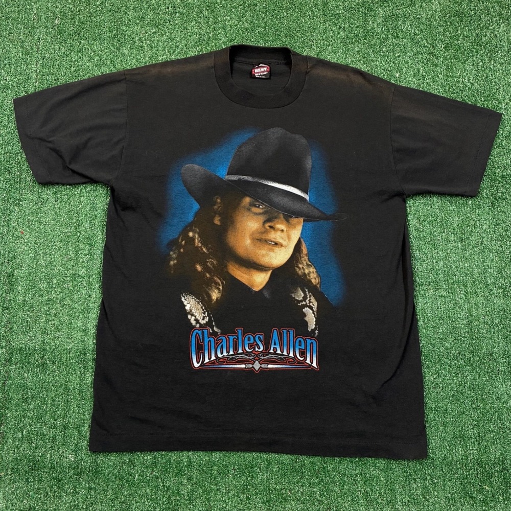 Vintage 90s Charles Allen Country Music Graphic T-shirt